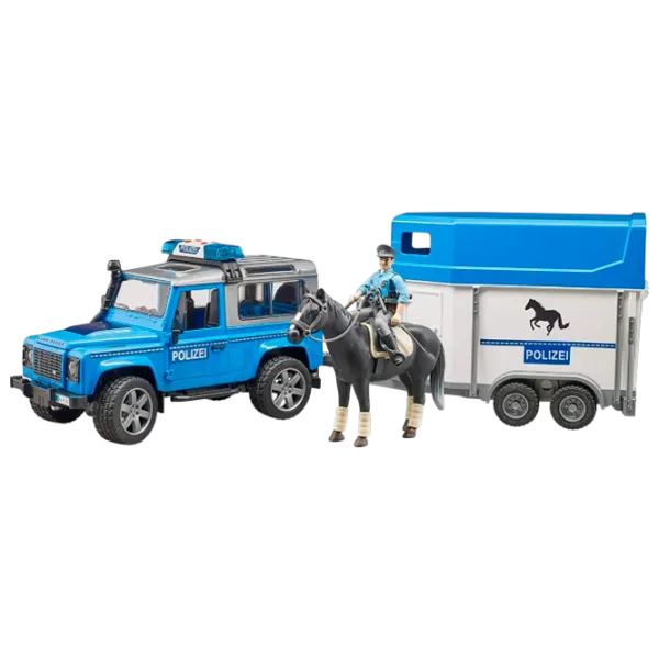 Mașină Bruder Land Rover   / / White Blue photo 1