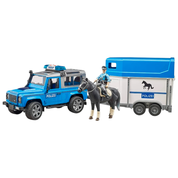 Mașină Bruder Land Rover   / / White Blue photo 1