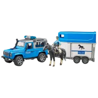 Mașină Bruder Land Rover   / / White Blue