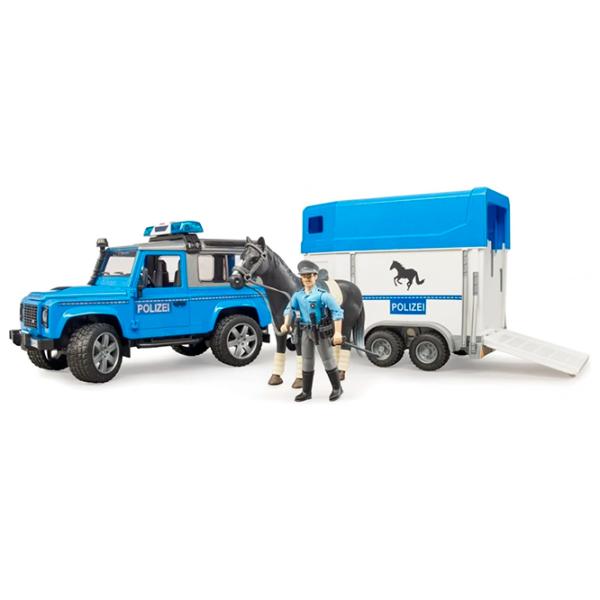 Mașină Bruder Land Rover   / / White Blue photo 2