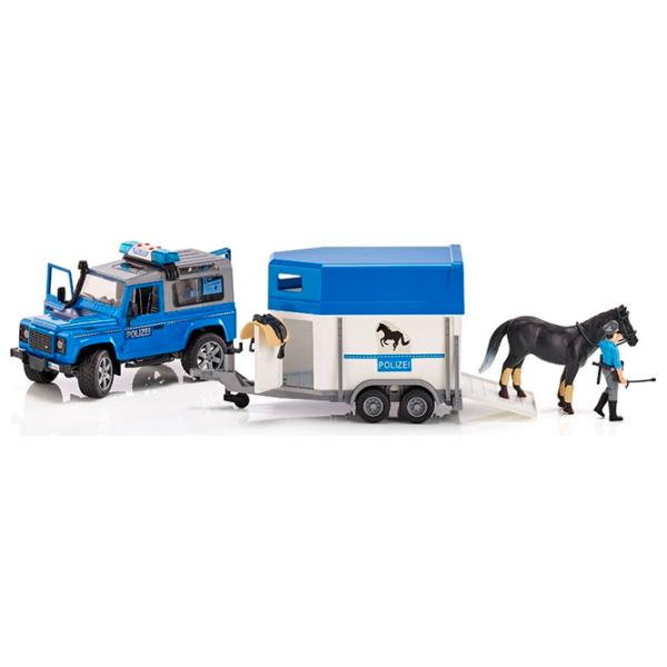 Mașină Bruder Land Rover   / / White Blue photo 3