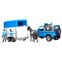 Mașină Bruder Land Rover / / White Blue photo 5
