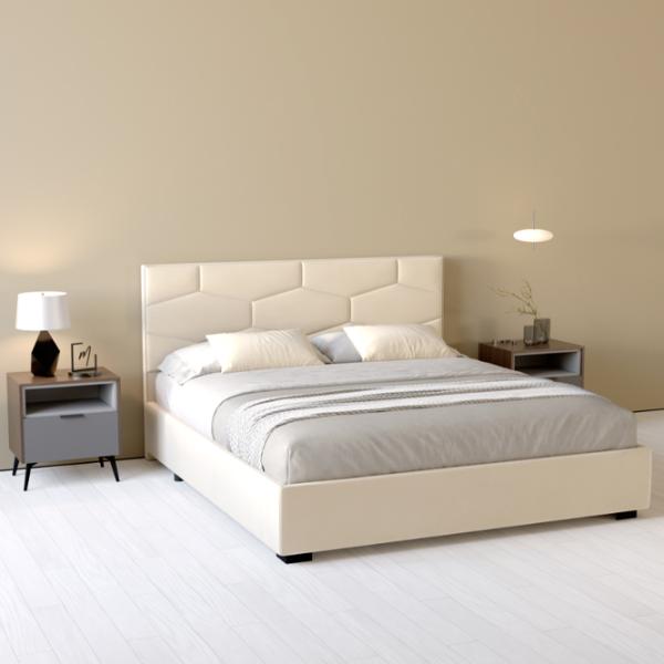 Кровать My-Style my-Leya 140 x 200 см / Фанера / Бежевый photo 5