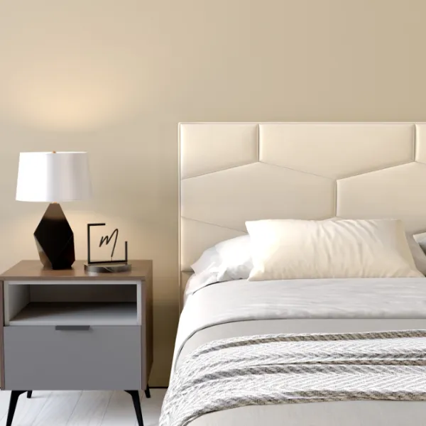 Кровать My-Style my-Leya 200 x 200 см / Фанера / Бежевый photo 7