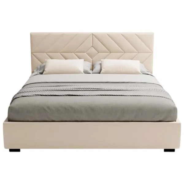 Кровать My-Style my-Ruby 200 x 200 см / Фанера / Кремовый photo 3