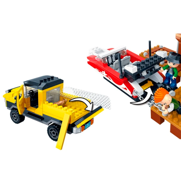 Constructor BanBao 7031 Transport/ Brown photo 2