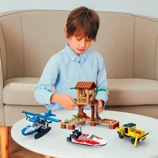 Constructor BanBao 7031 Transport/ Brown photo 4