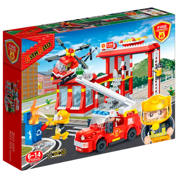 Constructor BanBao Pompierii Clasic/ Red photo 1