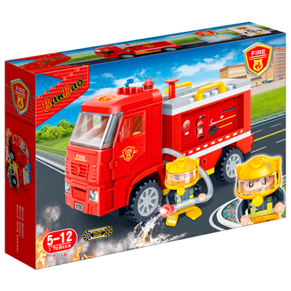 Constructor BanBao Pompierii Clasic/ Red photo 1