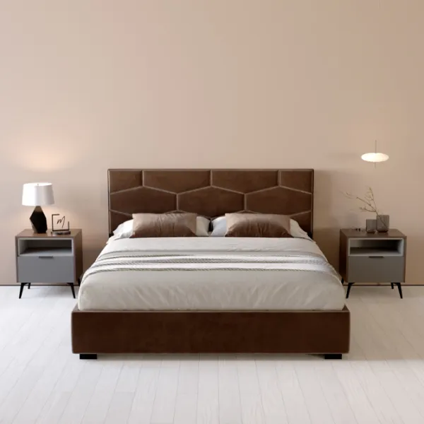 Кровать My-Style my-Leya 90 x 200 см / Фанера / Тёмно-коричневый photo 6