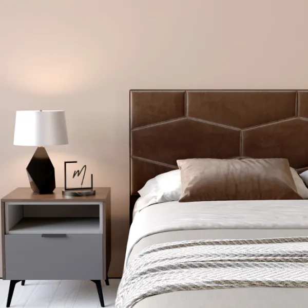 Кровать My-Style my-Leya 200 x 200 см / Фанера / Тёмно-коричневый photo 7