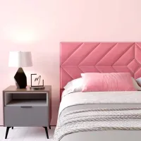 Кровать My-Style my-Ruby 200 x 200 см / Фанера / Розовый photo 6