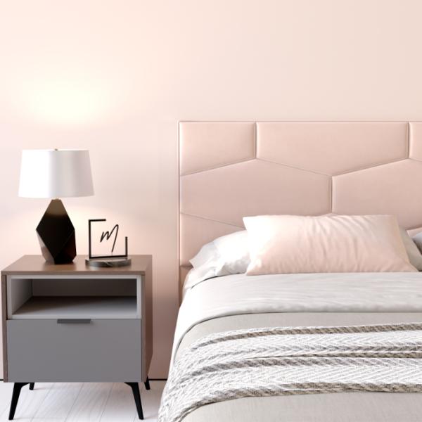 Кровать My-Style my-Leya 200 x 200 см / Фанера / Светло-розовый photo 7