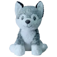 Мягкая игрушка ChiToys Animals Husky 16607 0+ / Серый