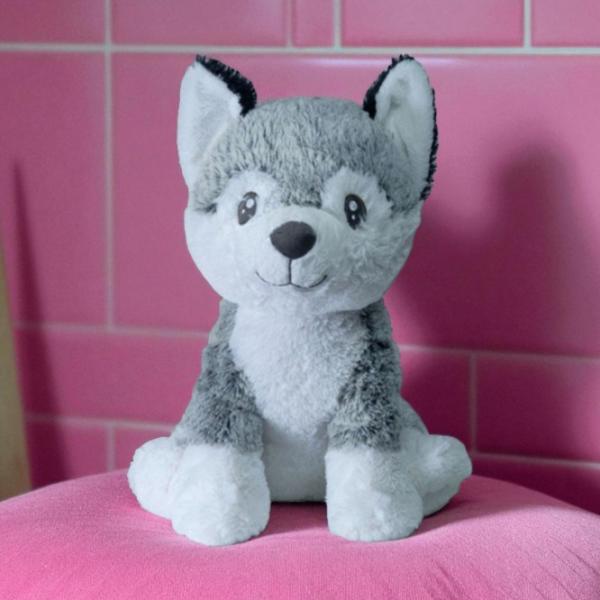 Мягкая игрушка ChiToys Animals Husky 16607 0+ / Серый photo 5