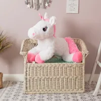 Jucărie moale ChiToys Animals Unicorn 16611 0+ / White photo 3
