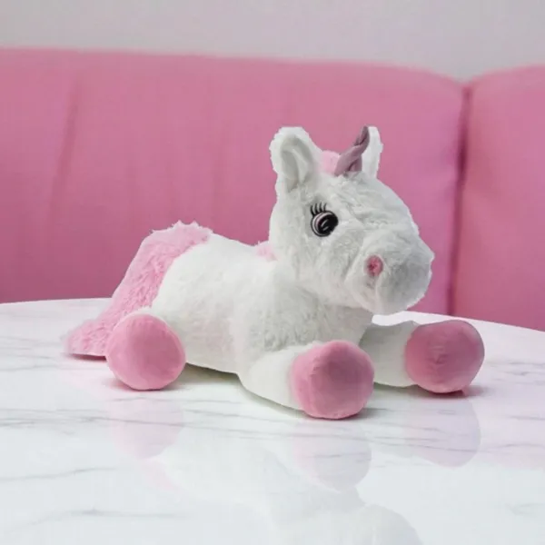 Jucărie moale ChiToys Animals Unicorn 16611 0+ / White photo 4