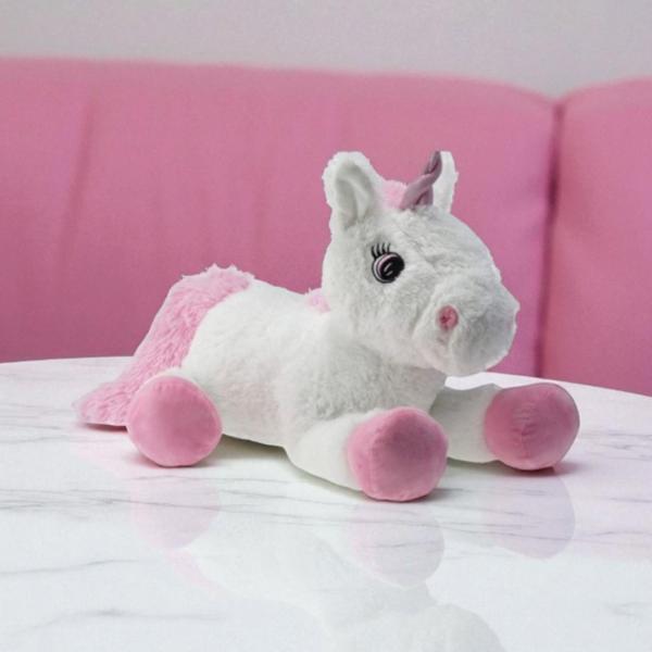 Jucărie moale ChiToys Animals Unicorn 16611 0+ / White photo 4
