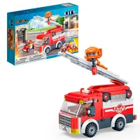 Constructor BanBao Brigada de pompieri Clasic/ Red photo 2
