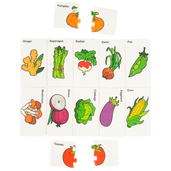 Puzzle ICOM Vegetable 3+/ Количество деталей: 24 photo 1