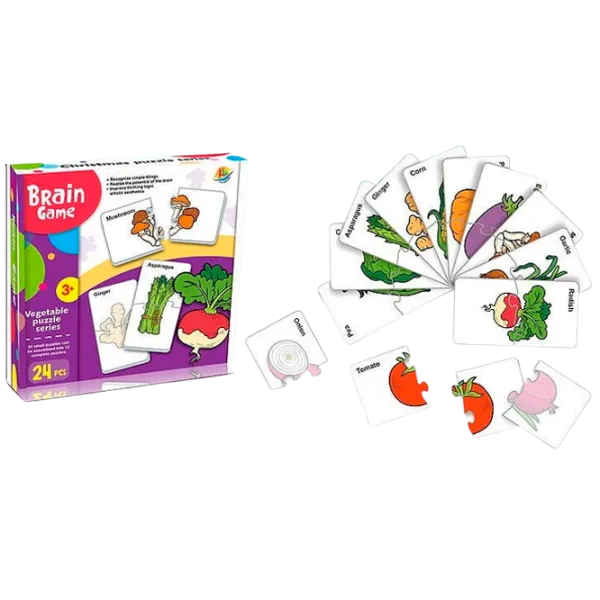 Puzzle ICOM Vegetable 3+/ Количество деталей: 24 photo 2
