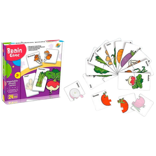 Puzzle ICOM Vegetable 3+/ Количество деталей: 24 photo 2