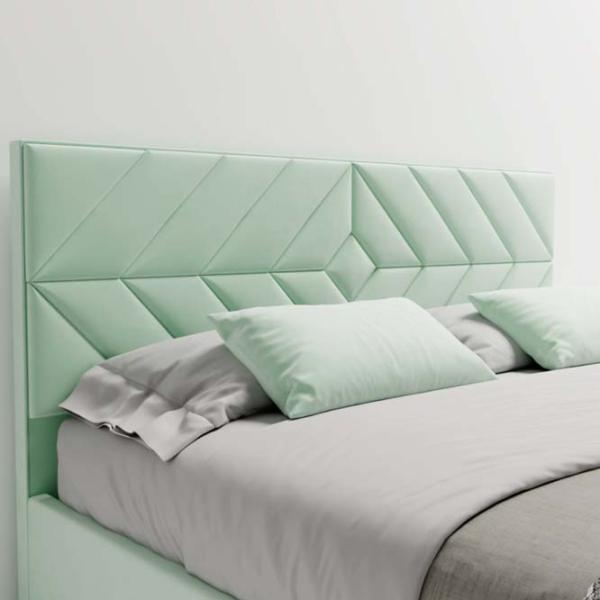 Кровать My-Style my-Ruby 200 x 200 см / Фанера / Салатовый  photo 2