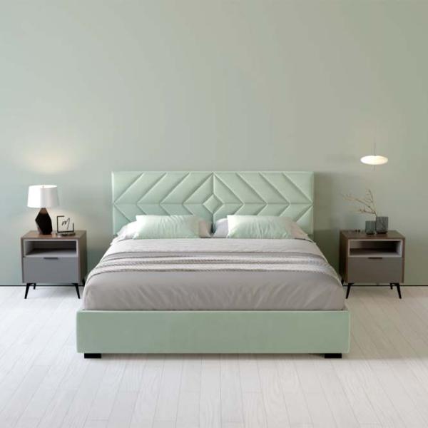 Кровать My-Style my-Ruby 200 x 200 см / Фанера / Салатовый  photo 6