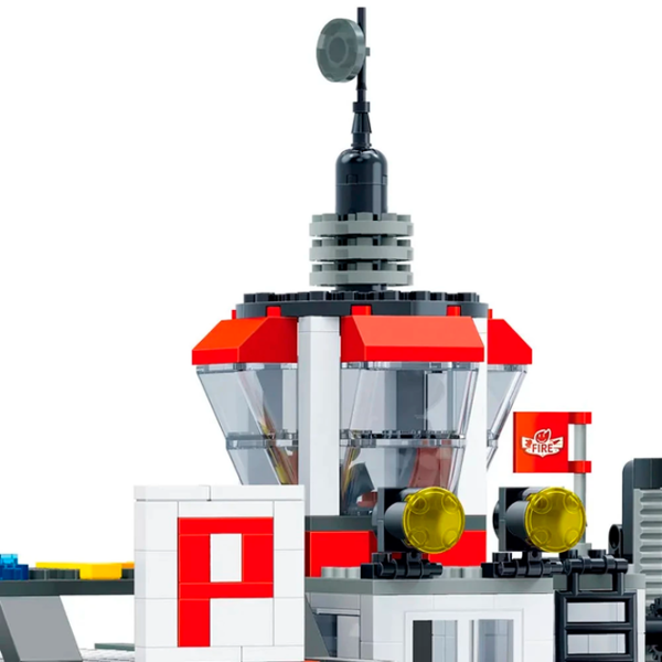 Constructor BanBao Echipă de pompieri Clasic/ Red photo 4