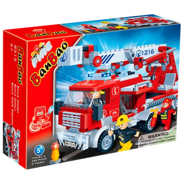 Конструктор BanBao Пожарные Классический/ Красный photo 1