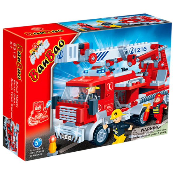 Конструктор BanBao Пожарные Классический/ Красный photo 1