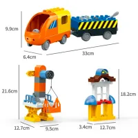 Constructor BanBao Locomotivă Clasic/ Orange photo 2