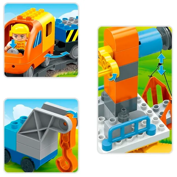 Constructor BanBao Locomotivă Clasic/ Orange photo 4