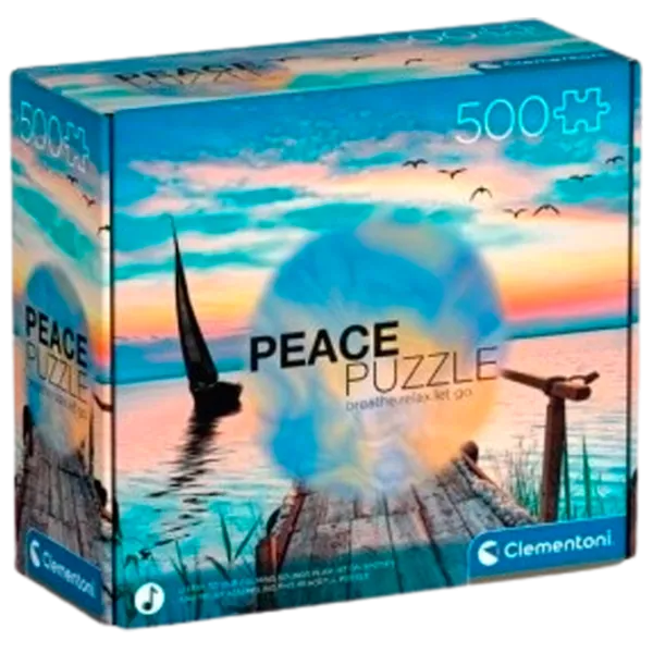 Puzzle Clementoni Peace 14+/ Numărul de piese: 500 photo 4