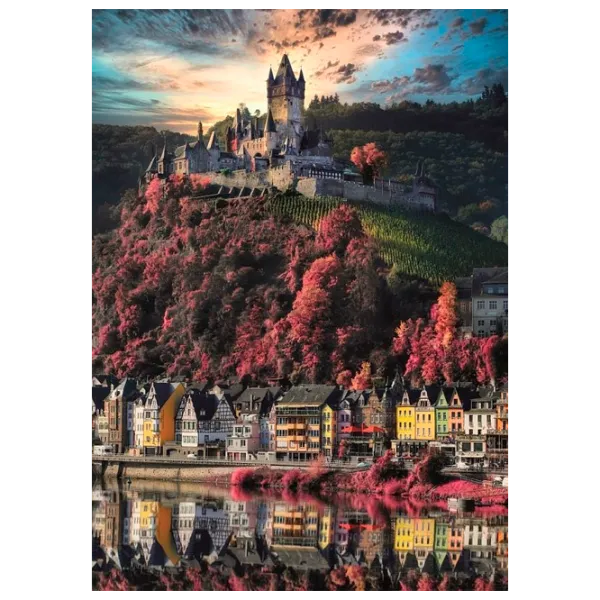 Puzzle Clementoni Cochem Castle 10+/ Numărul de piese: 1000 photo 1