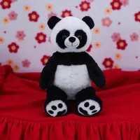 Jucărie moale ChiToys Animals Panda 16601 0+ / Black photo 4