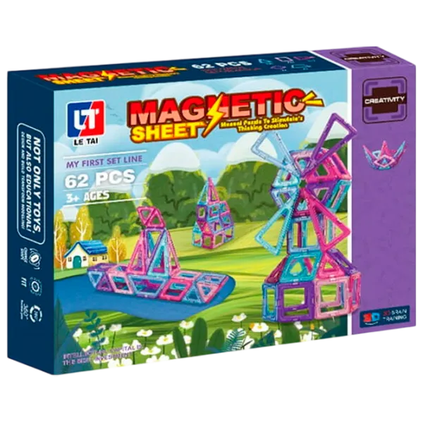 Constructor Le Tai Magnetic Sheet Creativ/ Violet photo 1
