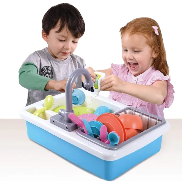 Joc de rol PlayGo Wash-up Kitchen Sink 3+ / Set tehnica pentru casa photo 3