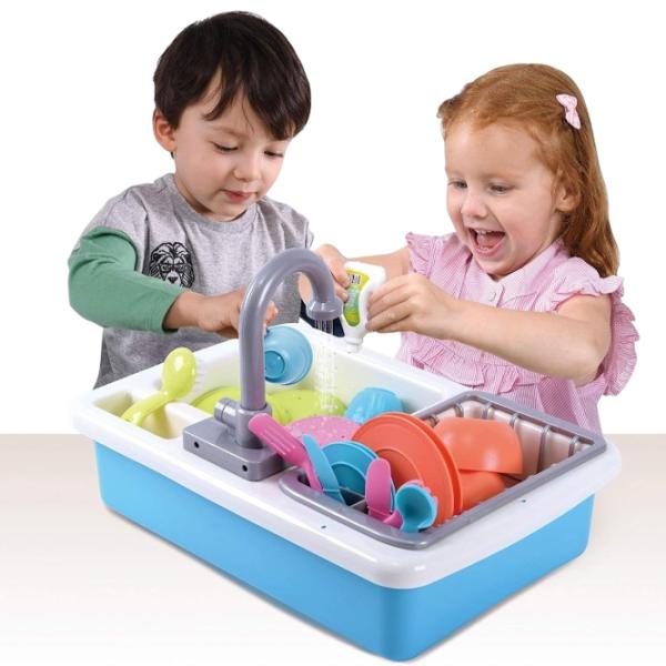 Joc de rol PlayGo Wash-up Kitchen Sink 3+ / Set tehnica pentru casa photo 3