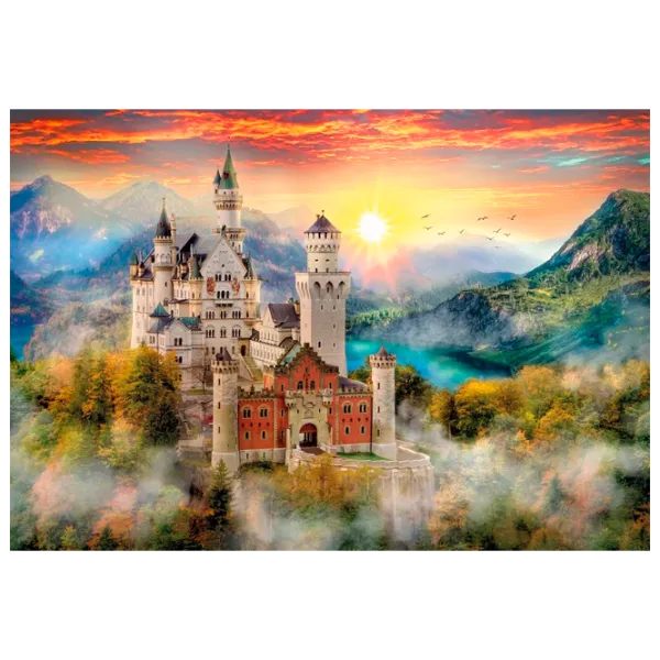 Puzzle Clementoni Neuschwanstein 12+/ Numărul de piese: 2000 photo 1