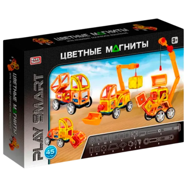 Constructor Play Smart Transport pentru construcții Creativ/ Orange photo 1