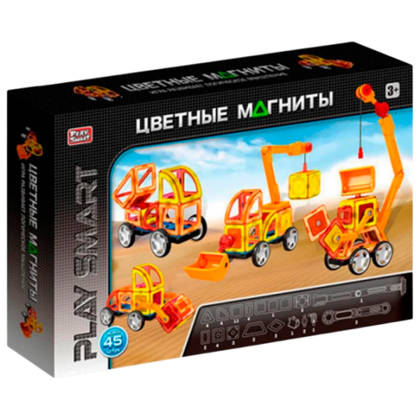 Constructor Play Smart Transport pentru construcții Creativ/ Orange photo 1