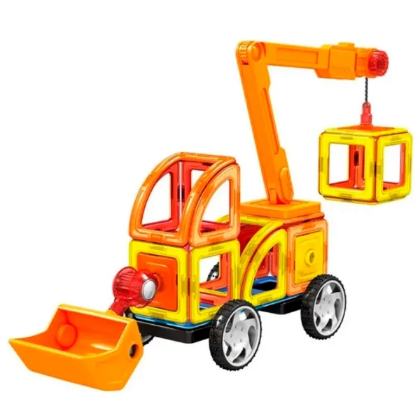 Constructor Play Smart Transport pentru construcții Creativ/ Orange photo 2