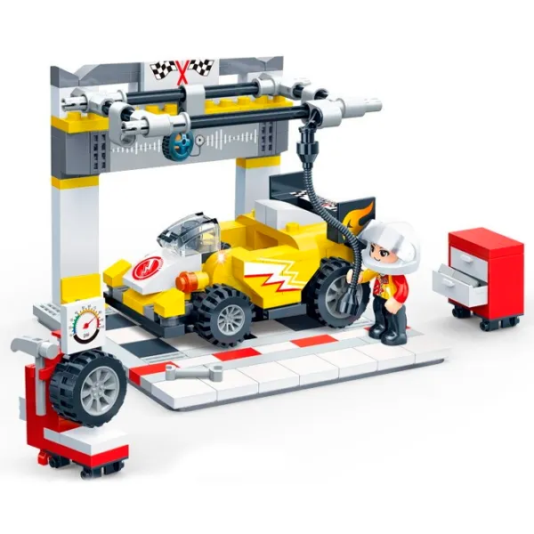 Constructor BanBao Montarea anvelopelor Mașină/ White photo 2