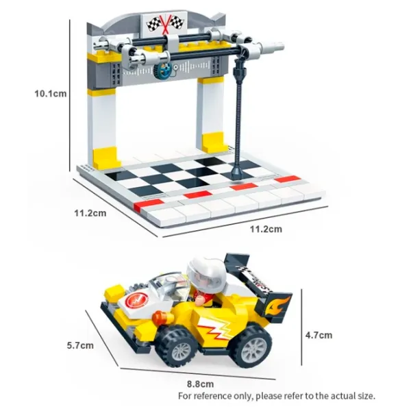Constructor BanBao Montarea anvelopelor Mașină/ White photo 5