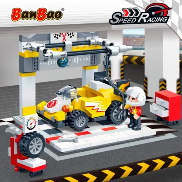 Constructor BanBao Montarea anvelopelor Mașină/ White photo 6