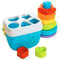Joc educativ PlayGo Shape & Stack Bundle 4948 3+ / Multicolor photo 2