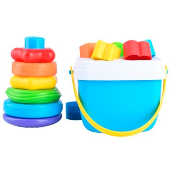 Развивающий набор PlayGo Shape & Stack Bundle 4948 3+ / Разноцветный photo 5