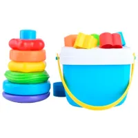 Joc educativ PlayGo Shape & Stack Bundle 4948 3+ / Multicolor photo 5