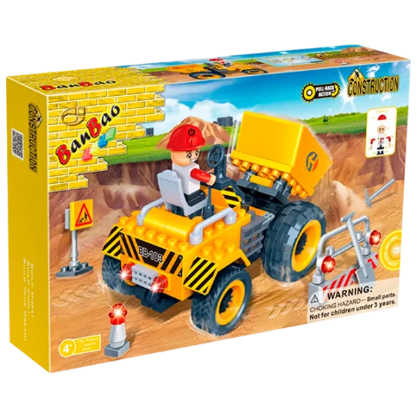 Конструктор BanBao Стройтехника Транспорт/ Оранжевый photo 1